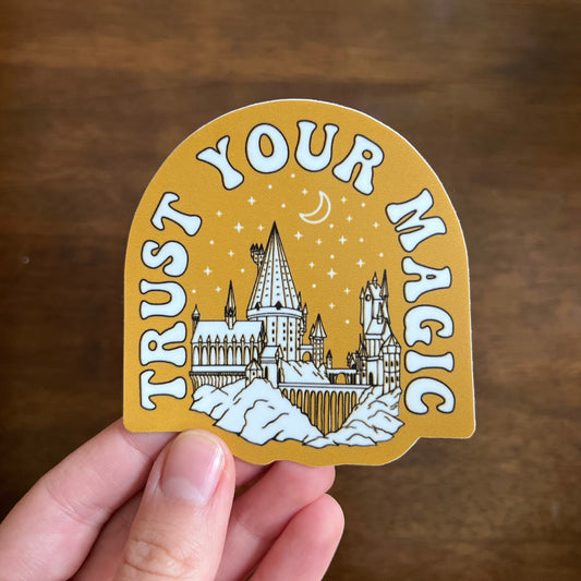Trust Your Magic Matte Sticker, Stickers, Wizard